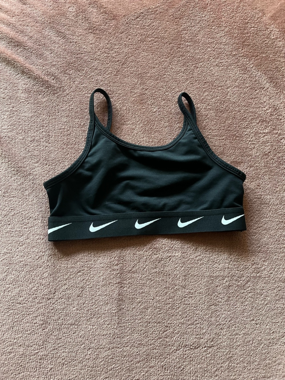 Nike Black Bikini Briefs with White Swoosh Waistband